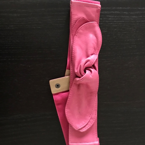 NAFNAF pink bow belt leather SMALL main image 4